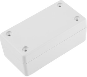 Фото 1/3 A9404341, Shell-Type Case Series White ABS Handheld Enclosure, IP65, 85 x 45 x 33mm