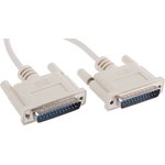 11.01.3545-25, Male 25 Pin D-sub to Male 25 Pin D-sub Serial Cable, 4.5m