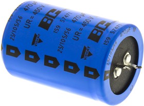 Фото 1/4 470μF Aluminium Electrolytic Capacitor 450V dc, Snap-In - MAL215957471E3