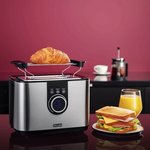 Тостер Rondell RDE-1200, 1000Вт, серебристый