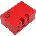 JBM-026, Case Red Split Sides 3.504" L x 2.441" W (89.00mm x 62.00mm) X 1.575" ...
