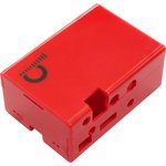 JBM-024, Case Red Split Sides 3.504" L x 2.441" W (89.00mm x 62.00mm) X 1.575" ...