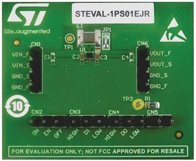 Фото 1/3 STEVAL-1PS01EJR, Evaluation Board, ST1PS01EJR DC/DC Converter, 1.8V To 3.3V, 400mA Out, Nano-Quiescent