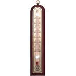 Термометр комнатный красное дерево УТ12517