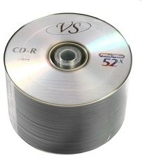 Фото 1/2 VSCDRB5003, Диск CD-R VS 700 Mb, 52x, Bulk (50), (50/600)