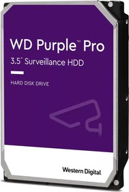 Фото 1/5 Жесткий диск WD SATA-III 8TB WD8001PURP Surveillance Purple Pro (7200rpm) 256Mb 3.5"