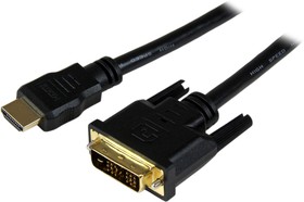 Фото 1/5 HDDVIMM150CM, 1920 x 1200 Male HDMI to Male DVI-D Single Link Cable, 1.5m