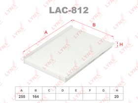 lac-812, Фильтр салонный FIAT Albea 01-12 / Palio 96-12