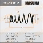 CS-1082, Пружина подвески Toyota Camry (V40) 06- задняя MASUMA