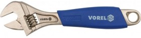 Разводной ключ с прорезиненной ручкой 200мм 54056