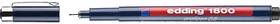 Капиллярная ручка-фломастер для черчения круглый наконечник, 0.5 мм, черный E-1800-0.5#1