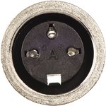 C091 31N003 100 2, Circular DIN Connectors 3P DIN PANEL FEMALE