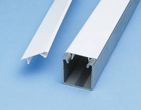 Фото 1/2 P 1184 PW 2M, White PVC Cover Strip, 2m Length