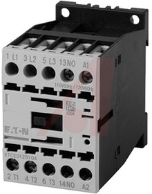 276554 DILM7-10(24V50/60HZ), Contactor, 24 V ac Coil, 3-Pole, 7 A, 3 kW, 3NO, 400 V ac