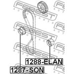 1287-SON, 1287-SON_ролик натяжной ремня ГРМ!\ Hyundai Elantra 1.6/1.8/2.0 ...