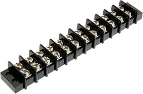 Фото 1/3 1-1546306-2, Conn Barrier Strip 24 POS 9.5mm Screw ST Panel Mount 20A/Contact Carton