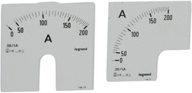 Шкала к амперметру 0-200А Leg 014615
