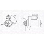 063280045010, Стартер 12V 1,3Kw