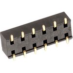 610006243021, WR-PHD Series Straight Surface Mount PCB Socket, 6-Contact, 2-Row ...