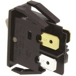 C1250APAAD, DPST, On-Off Rocker Switch Panel Mount