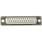 DB25S064TLF, 25 Way Panel Mount D-sub Connector Socket, 2.76mm Pitch