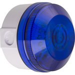 LED195-01WH-03, LED195 Series Blue Flashing Beacon, 8 20 V ac/dc, Surface Mount, Wall Mount, LED Bulb, IP65