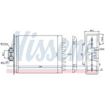 72657, Радиатор отопителя OPEL: VECTRA B (36_) 1.6 i/1.6 i 16V/1.7 TD/1.8 i ...