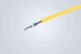 Фото 1/3 09456002004, Cat5 Ethernet Cable, S/FTP, Yellow Polyurethane Sheath, 10m