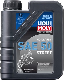 Фото 1/2 1572, LiquiMoly Racing HD-Classic SAE 50 4T (1L)_мин.масло мотор.! д/мотоц.\API SG/SH