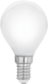 Лампа светодиодная Eglo E14 5W 2700K матовая 12548