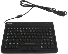 KYBNA-SIL-MINCBK, Wired USB Keyboard, QWERTY (UK), Black