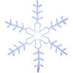 501-332, Фигура световая Большая Снежинка цвет синий, размер 95x95 см