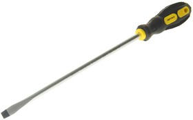 Фото 1/2 Отвертка шлицевая SL 8.0х250мм магнитная с противоскользящей ручкой ЭВРИКА