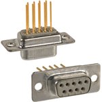 172-009-242R001, 172 9 Way Panel Mount D-sub Connector Socket, 2.75mm Pitch