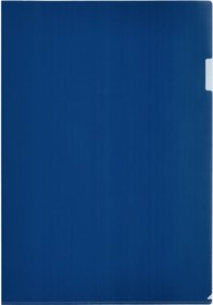 Папка-уголок формат А3 180мкм синий, в упаковке 20 шт 727922