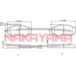 HP8297NY, Колодки тормозные дисковые передние CITROEN JUMPER 94-02