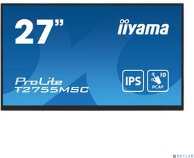 Фото 1/10 LCD Iiyama 27'' T2755MSC-B1 {IPS Touch 1920x1080 60Hz 5ms 400cd HDMI DisplayPort USB M/M}