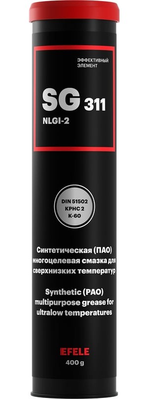 СМАЗКА ПЛАСТИЧНАЯ СИНТЕТИТЧ. ПАО, ЛИТИЕВАЯ, NLGI