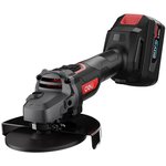 Угловая шлифмашина аккумуляторная 115мм Deli DE-JM20-3D4 ( 2 акб, 20В х 4Ач, ЗУ, 20В,