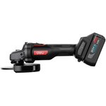 Угловая шлифмашина аккумуляторная 115мм Deli DE-JM20-3D4 ( 2 акб, 20В х 4Ач, ЗУ, 20В,