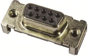 9.5521566127e+12, Harting D-sub Series, 15 Way SMT PCB D-sub Connector Socket, 2.74mm Pitch, with 4-40 UNC, Threaded I