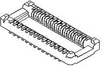 5000271641, Conn Board to Board PL 16 POS 0.4mm Solder ST SMD SlimStack T/R