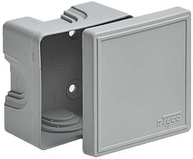 Коробка ОП Тусо распаячная 70х70х40мм свет. сер. IP44 Ruvinil 65006