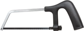 Фото 1/3 40025, Ножовка по металлу мини 150 мм "Юниор", пластиковая черная ручка