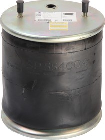 Фото 1/2 SP554004-K, Пневморессора SAF (металлический стакан) (2 шп. M12 по центру,1 отв. штуц. M22х1.5мм) SAMPA