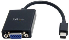 Фото 1/2 MDP2VGA, Mini DisplayPort to VGA Adapter, 102mm Length - 1920 x 1200 Maximum Resolution