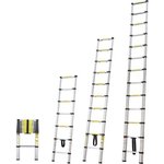 Телескопическая алюминиевая лестница 9 ступеней ST9734-026