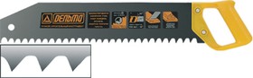 40699, Ножовка по пенобетону "Дельта"(Стандарт), закругленное полотно, шаг 15 мм, 500 мм