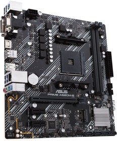 Фото 1/10 Материнская плата Asus PRIME A520M-E Soc-AM4 AMD A520 2xDDR4 mATX AC`97 8ch(7.1) GbLAN RAID+VGA+DVI+HDMI