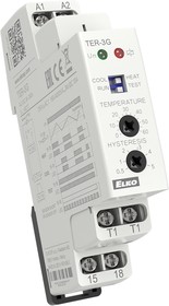 TER-3G Термостат 0.. +60 °C AC / DC 24-240V